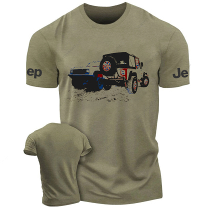 Front And Back Of Four-Wheeled Off-Road Vehicle Jp T-Shirt