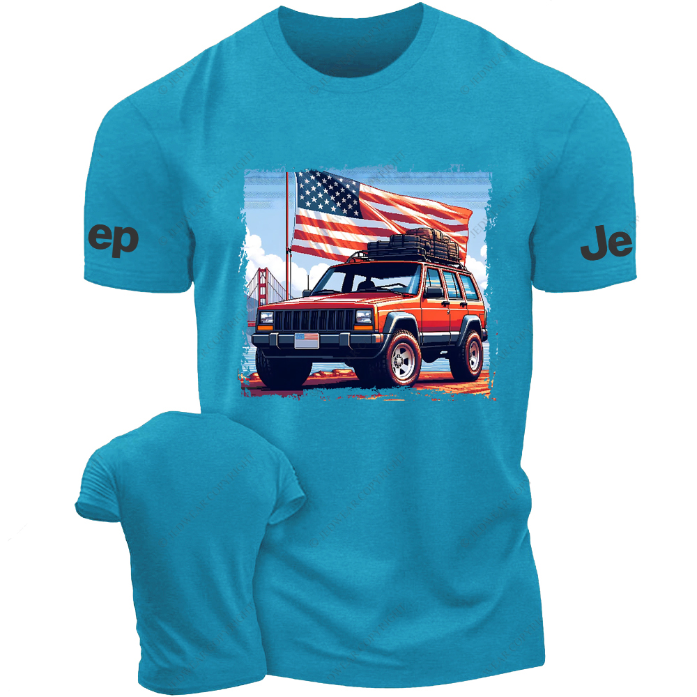 Cherokee XJ 4x4 USA Off-Road Vintage Old School Vehicle Jp T-Shirt