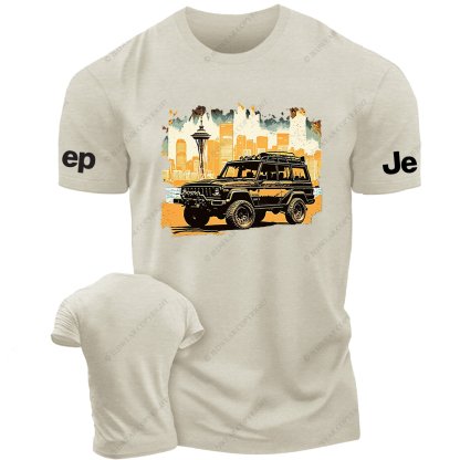 Seattle Wagoneer Off-Road Vintage Old Vehicle Jp T-Shirt