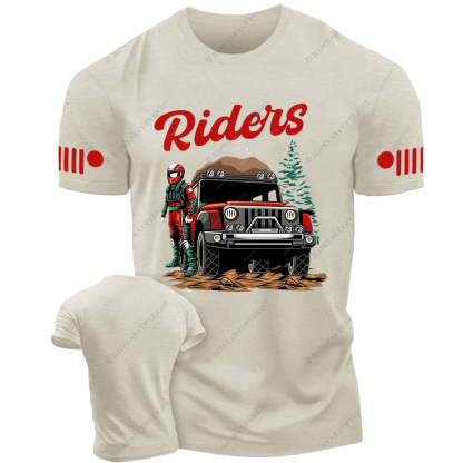 Riders Racing Off-Road Vehicle 4x4 Driving Jp T-Shirt