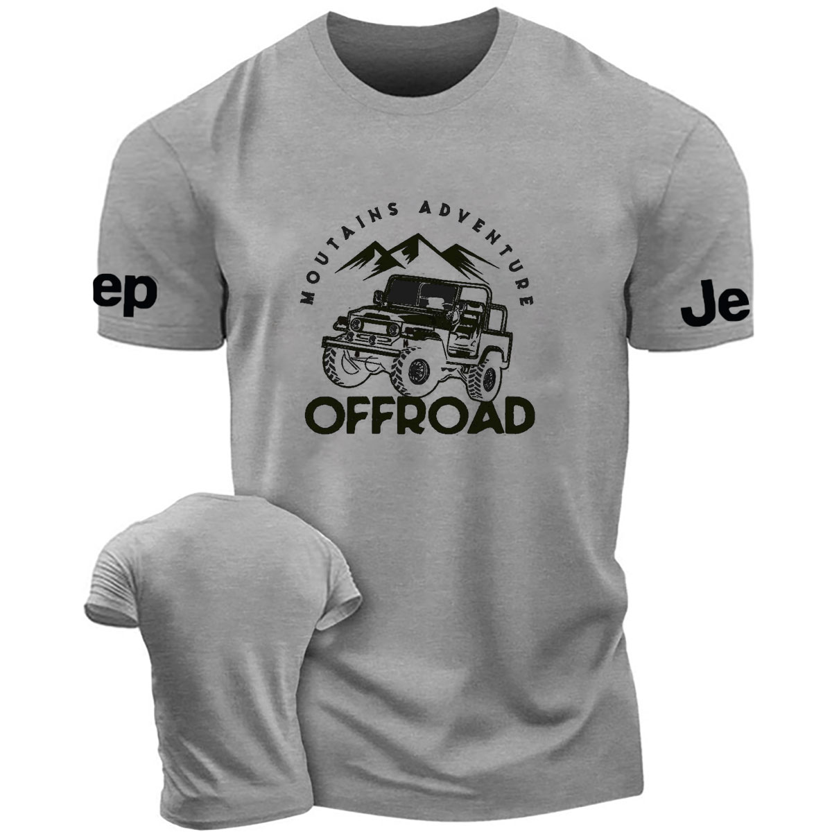 Mountains Off-Road Adventure Jp Car Design T-Shirt