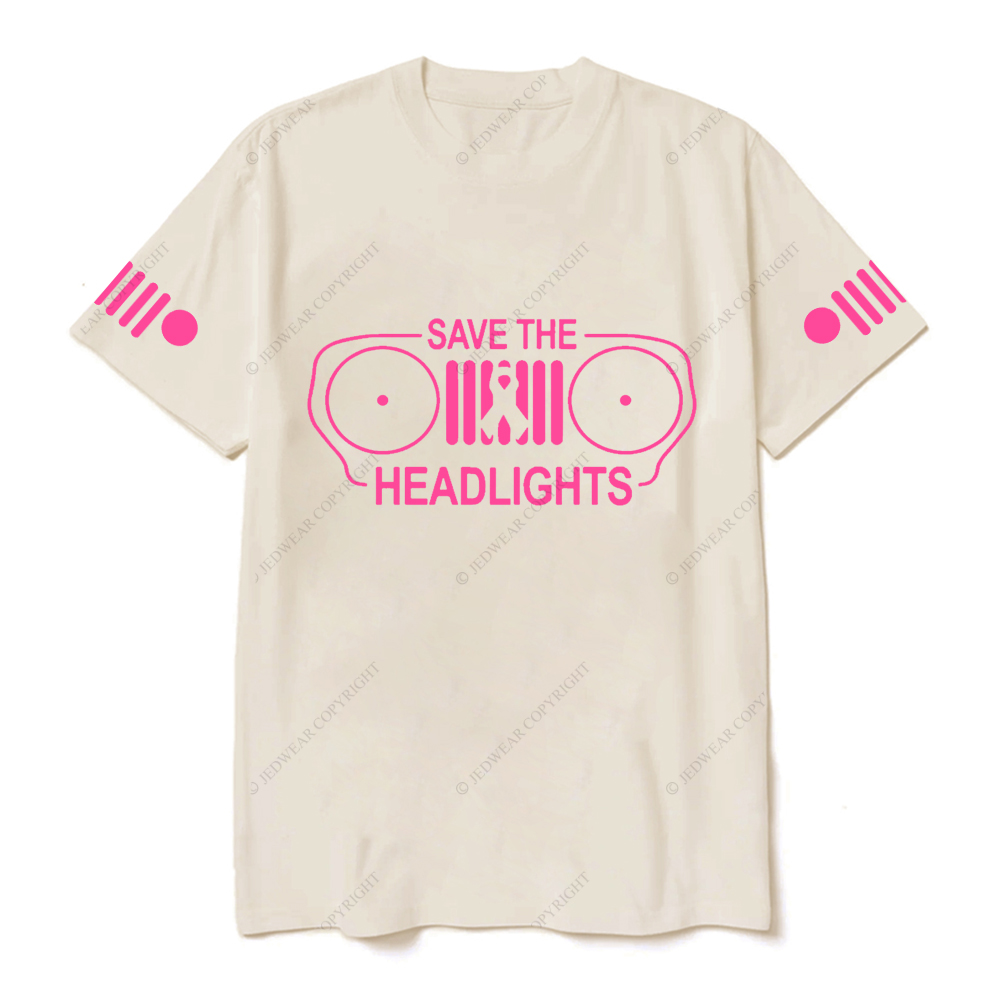 Breast Cancer Awareness Save The Headlights T-shirt