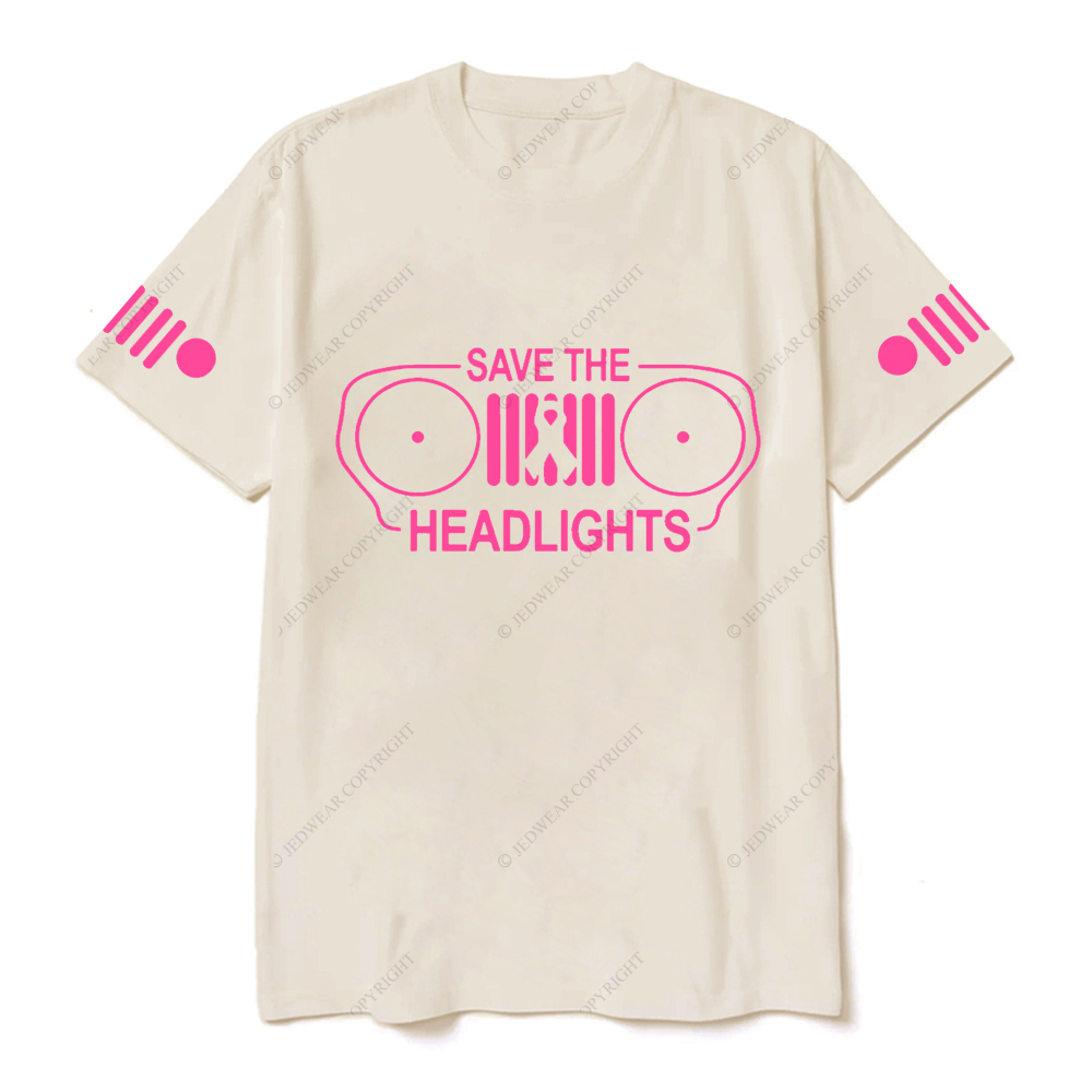 Breast Cancer Awareness Save The Headlights T-shirt
