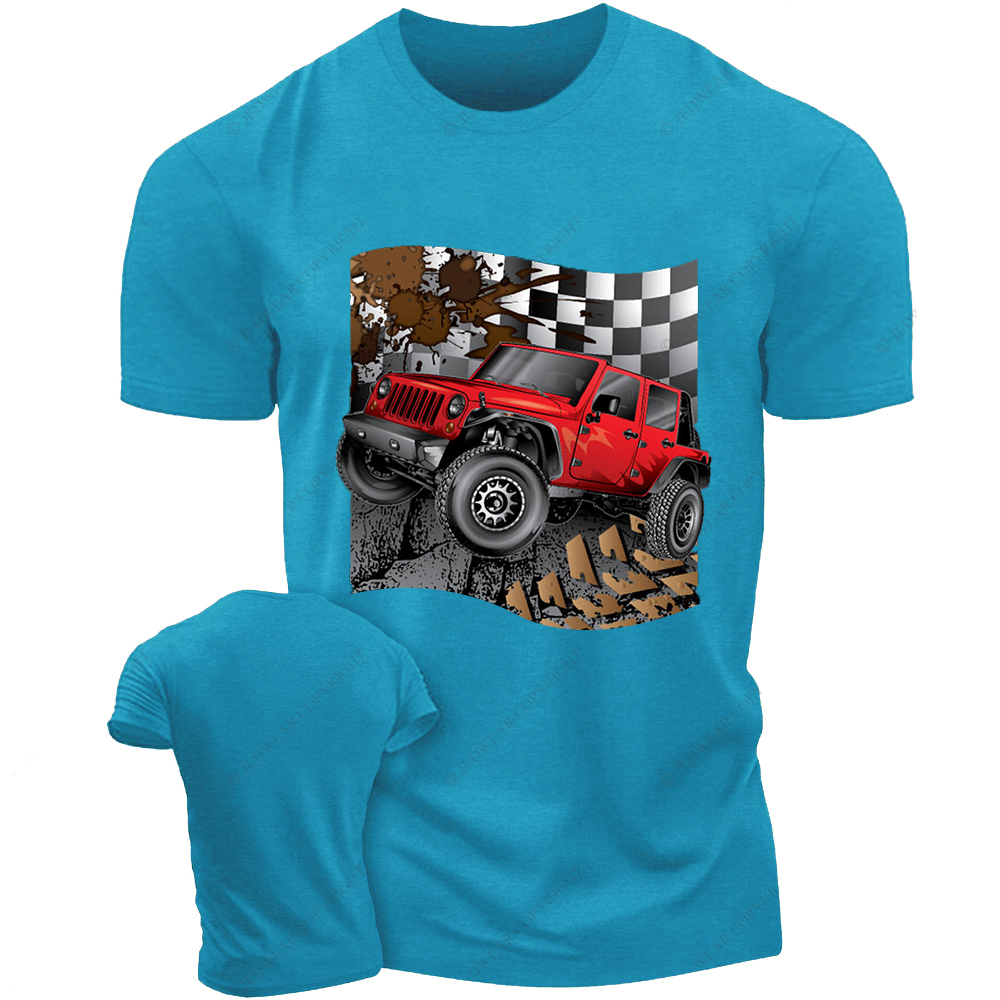 Wrangler JK Tire Tracks 4x4 Jp T-shirt