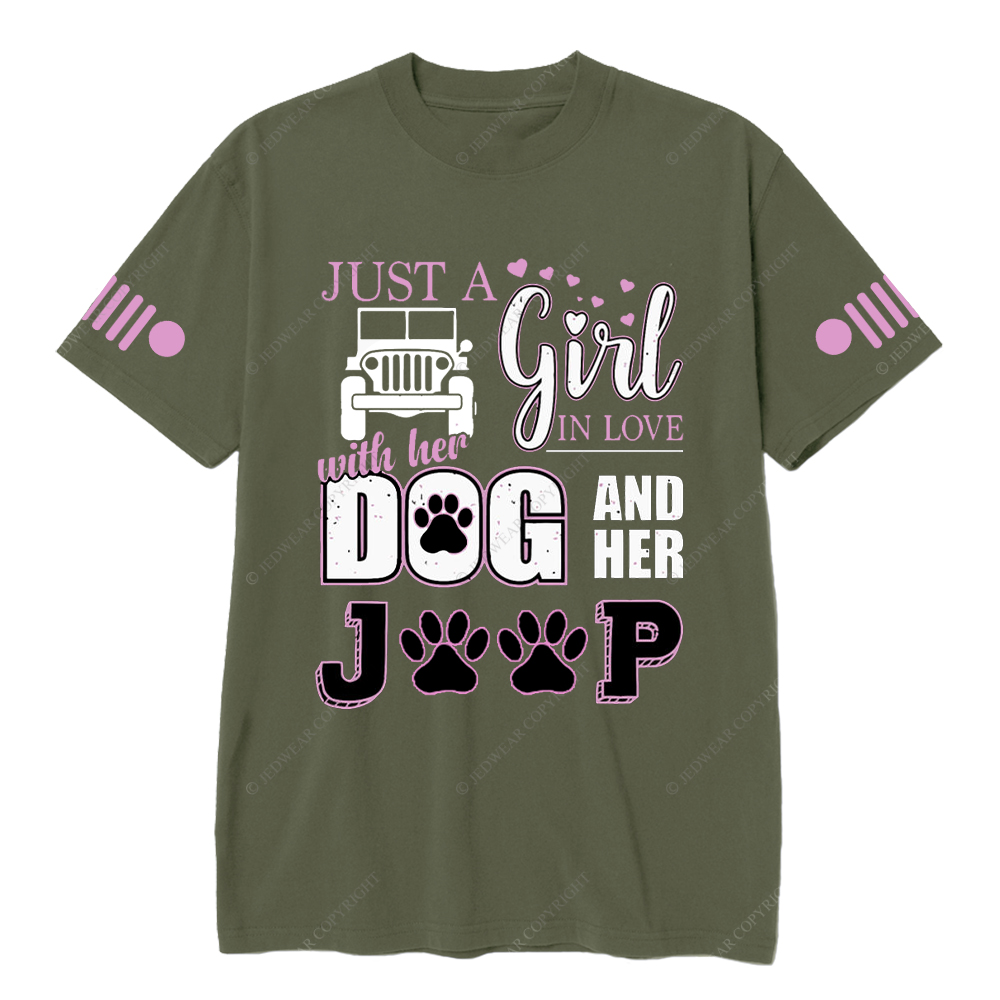 Just A Girl In Love With Dog Jp T-shirt