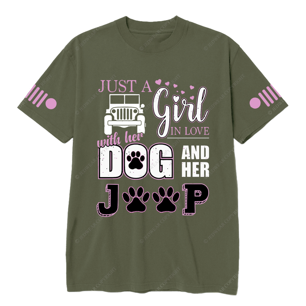 Just A Girl In Love With Dog Jp T-shirt