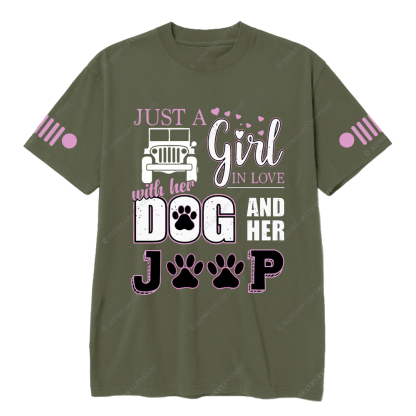 Just A Girl In Love With Dog Jp T-shirt