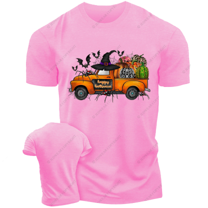 Happy Halloween Skull Bat Spider Web Witch Jp T-shirt