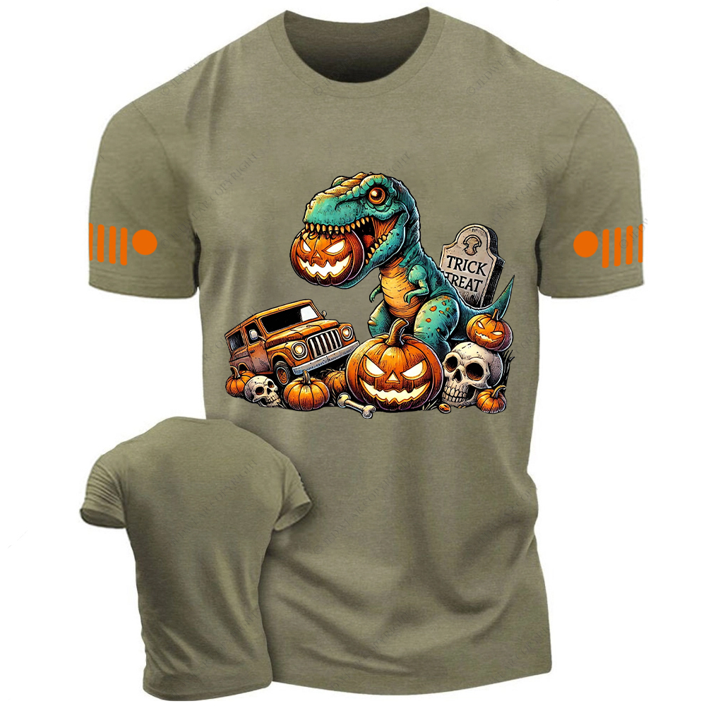 Happy Halloween Dinosaur Trick Treat Jp T-shirt