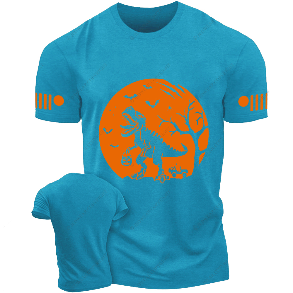 Halloween Dinosaur Skull Bat Spider Jp T-shirt