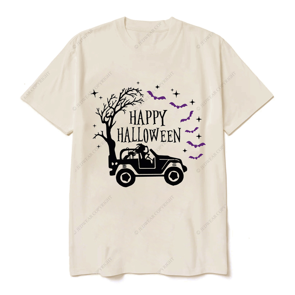 Happy Halloween Bat Trees Jp T-shirt