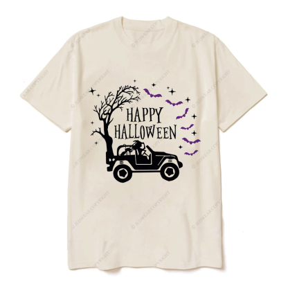Happy Halloween Bat Trees Jp T-shirt