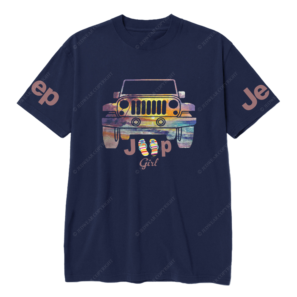 Colorful 4 Wheeler Cars Slippers Jp T-Shirt