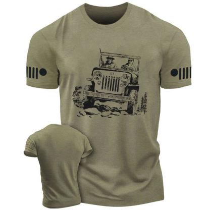 Soldiers Driving A Car Jp T-Shirt