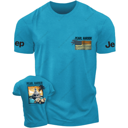 Pearl Harbor Hawaii Sunset Lighthouse JP T-Shirt