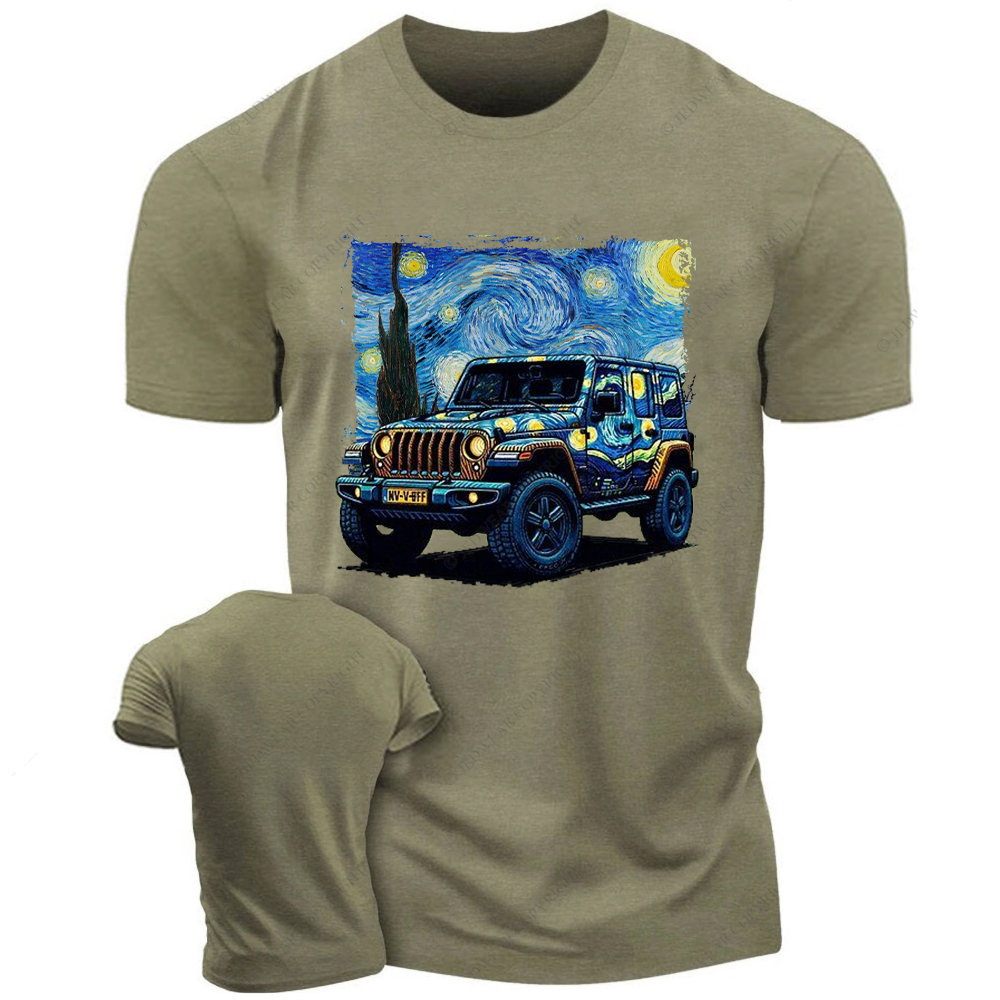 The Starry Night By Van Gogh Canvas Jp T-Shirt