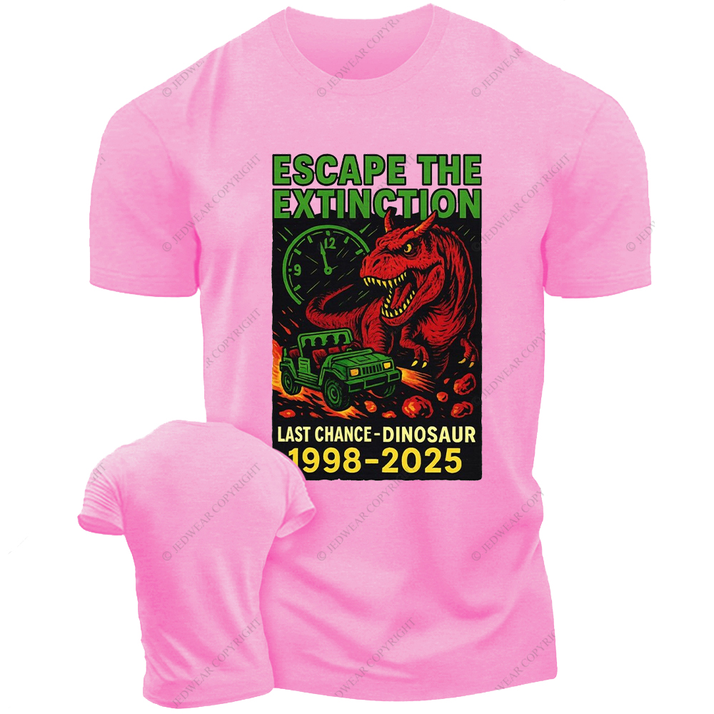 Escape The Extinction Last Chance Dinosaur Jp T-Shirt