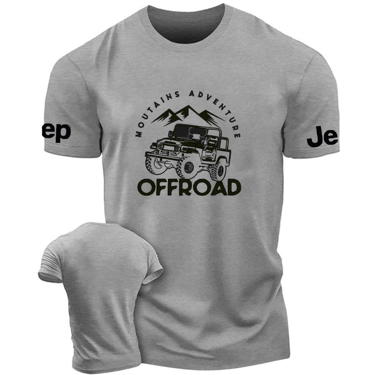 Mountains Off-Road Adventure Jp Car Design T-Shirt