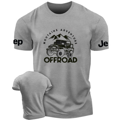 Mountains Off-Road Adventure Jp Car Design T-Shirt