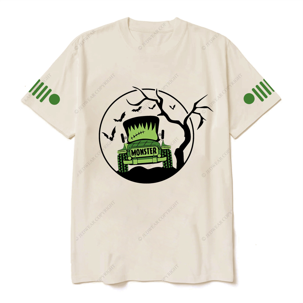 Frankenstein 4x4 Off Road Car Halloween  Monster Car Jp T-shirt