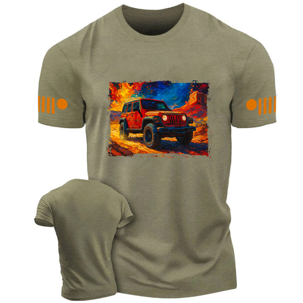 Driving On USA Landscape Jp T-Shirt