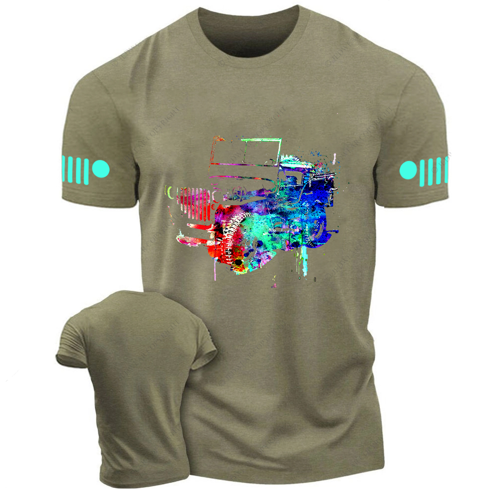 Willys Watercolor Art Jp T-Shirt