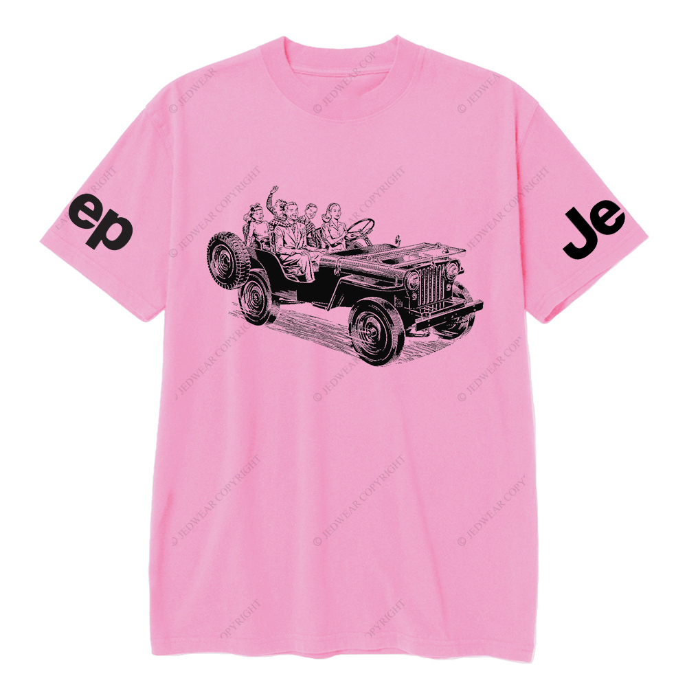 Family Riding in Convertible Jp T-Shirt