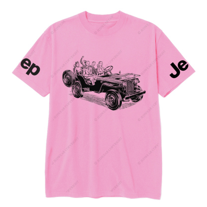 Family Riding in Convertible Jp T-Shirt