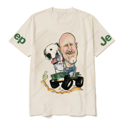 Old Man Cactus Dog Woody Jp T-Shirt