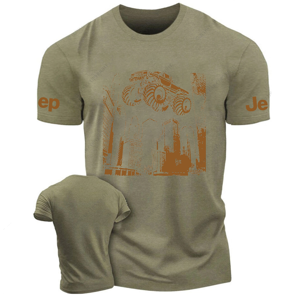 Car Flying In The City Air Jp T-Shirt