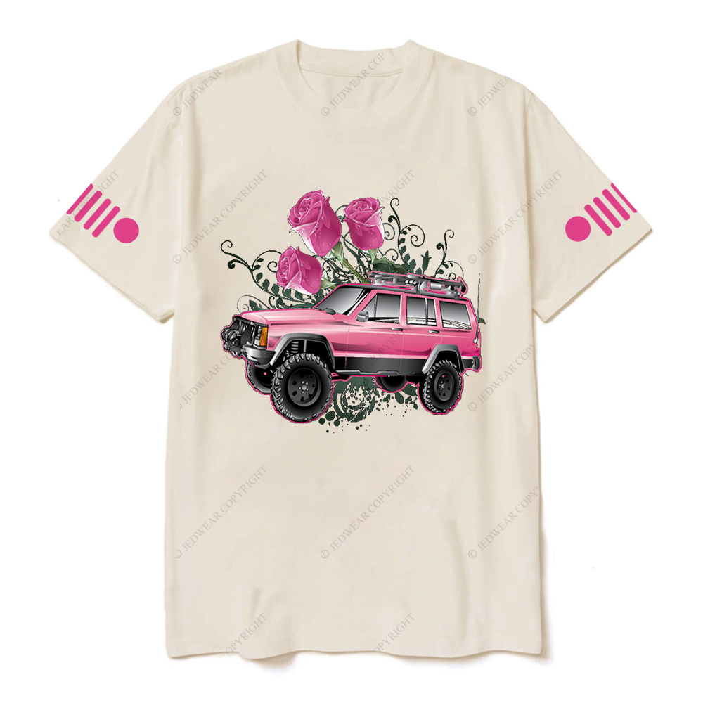Pink Cherokee And Pink Rose Jp T-Shirt