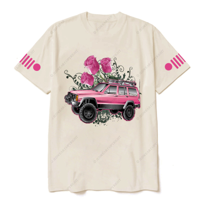 Pink Cherokee And Pink Rose Jp T-Shirt