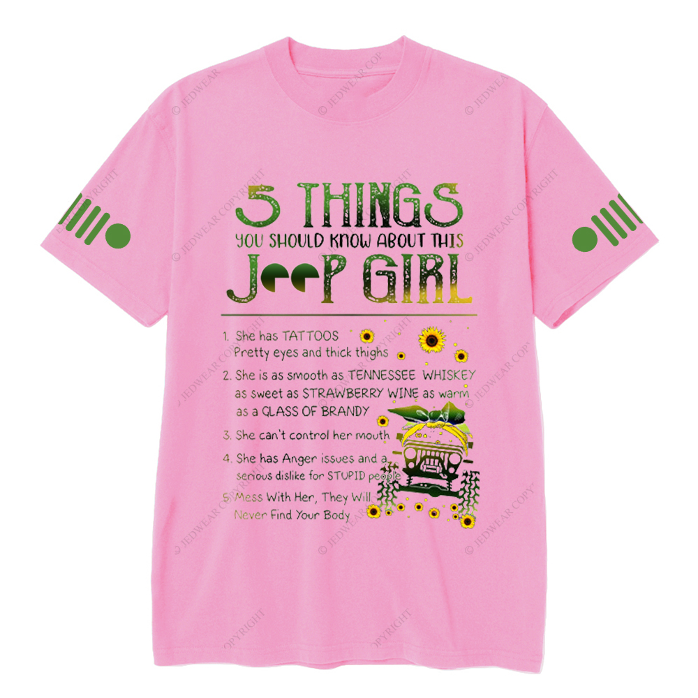 5 Things You Should Know About This Girl Jp T-Shirt