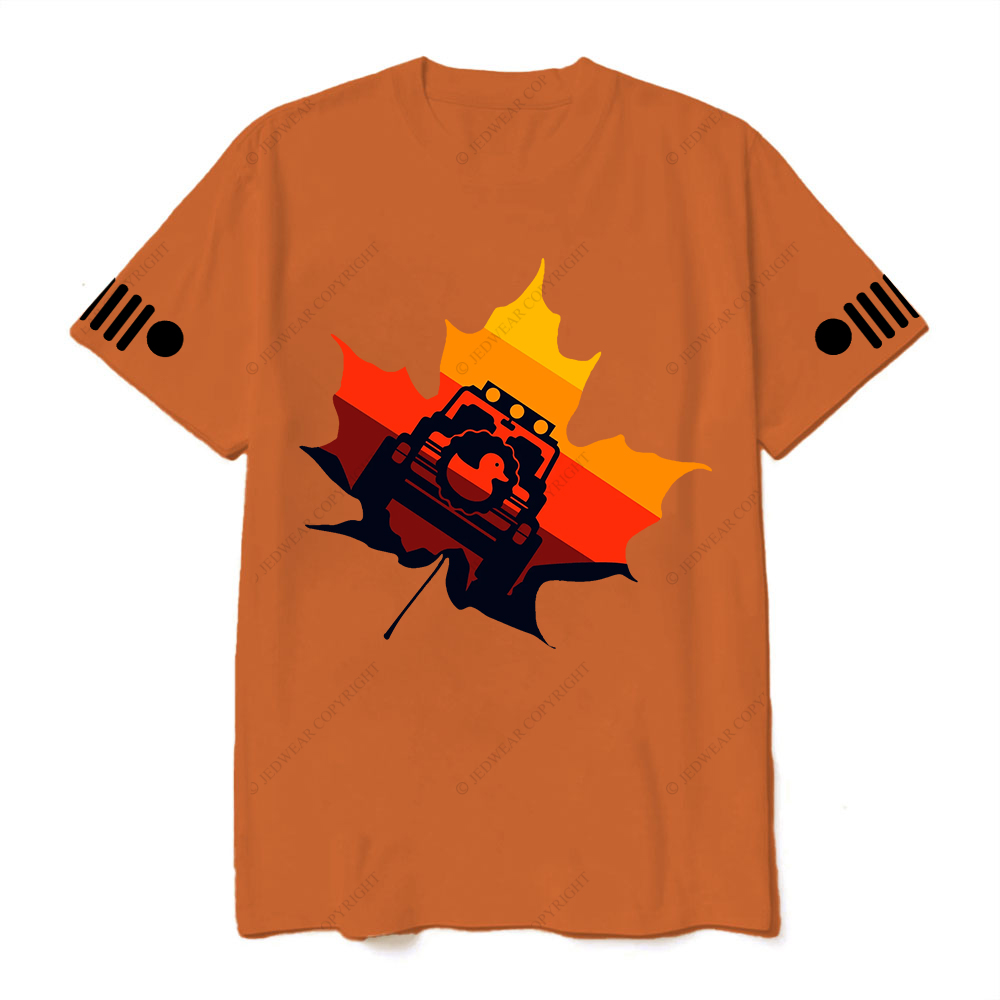 Fall Duck Off Road Autumn Jp T-Shirt