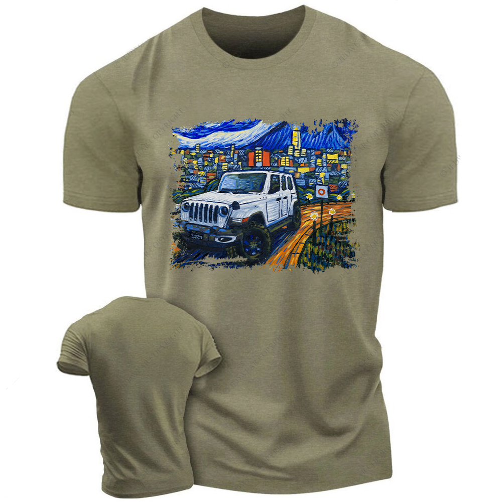 Colorful Oil Painting Jp T-Shirt