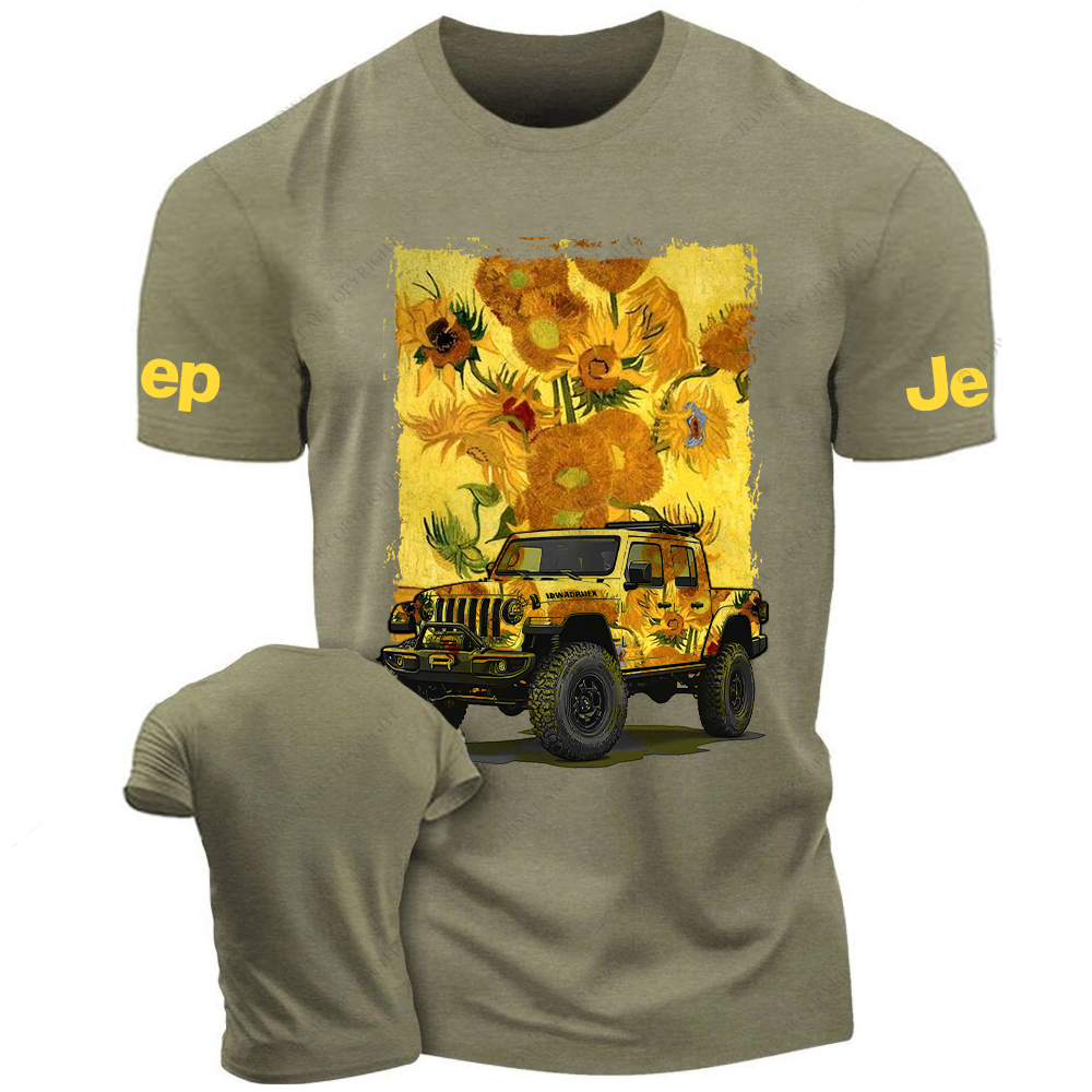 Sunflower By Van Gogh Canvas Jp T-Shirt