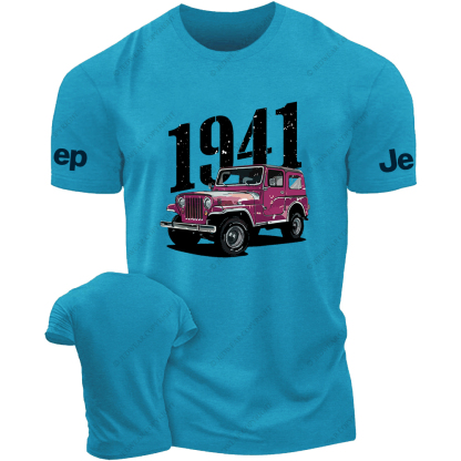 Watercolor Style Red Four-Wheeler 4x4 JP T-Shirt