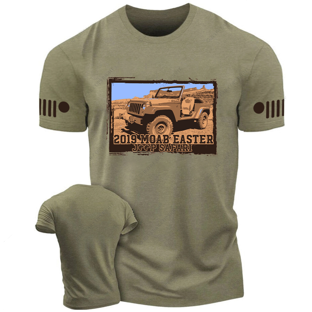 2019 Mobe Easter Vintage Car Safari Jp T-Shirt
