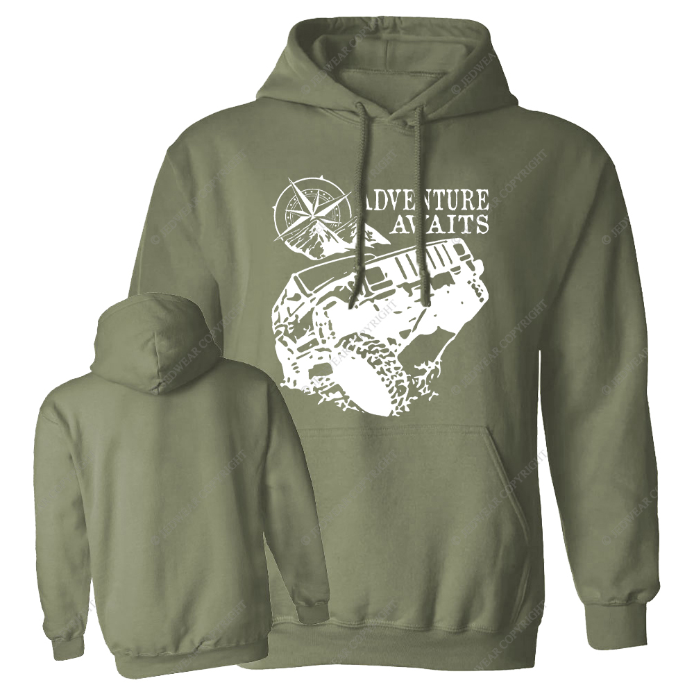 Adventure Awaits Compass Jp Oversized Hoodie