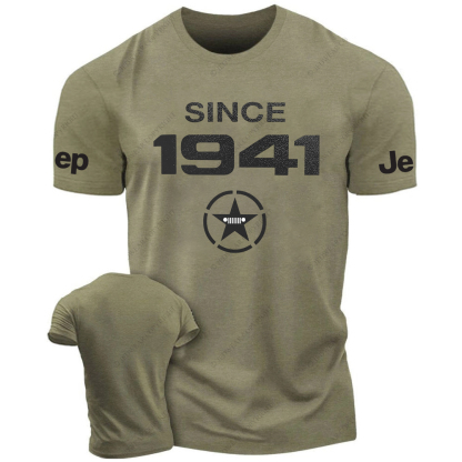 Vintage Military Star Circle Since 1941 JP T-Shirt