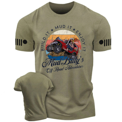 Mud Billy's Off-Road Adventure Distressed Jp T-Shirt
