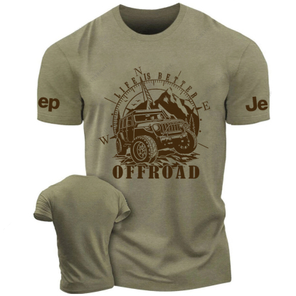Comfort Colors Life Is Better Off-Road Travel Jp T-Shirt