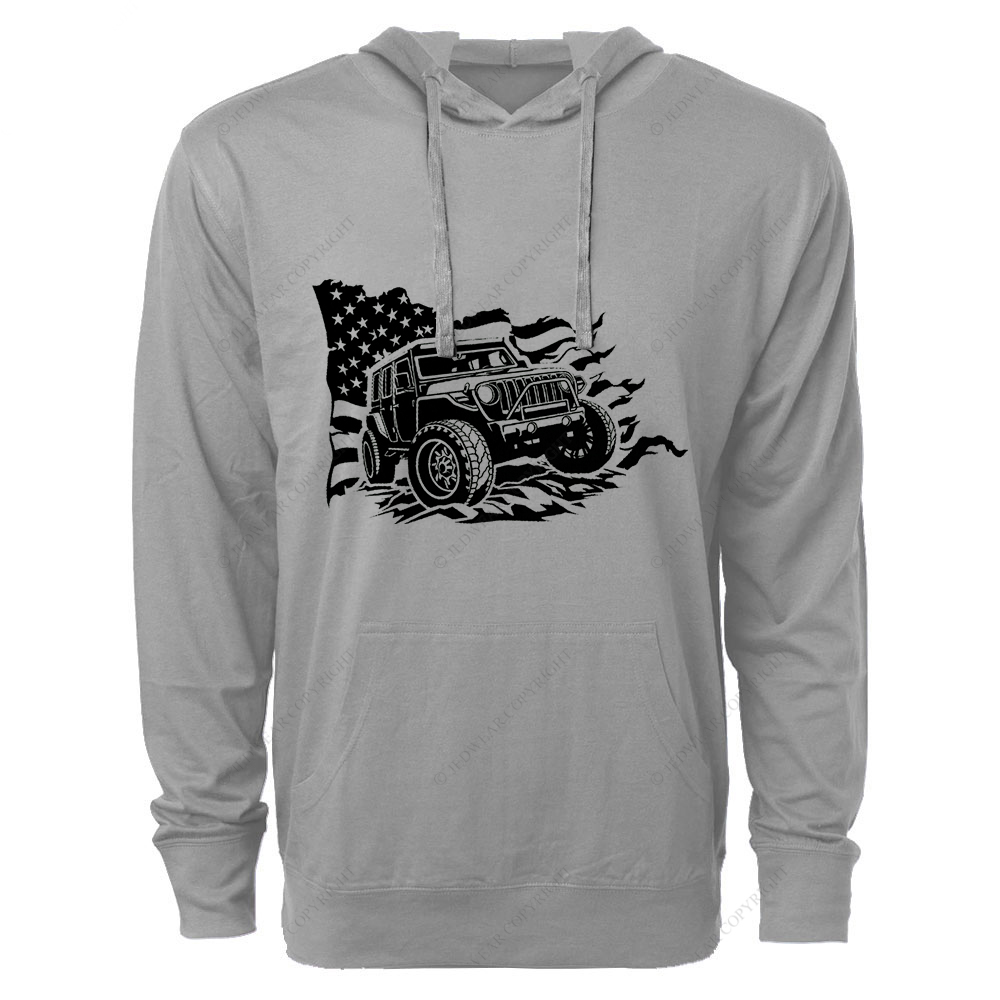 Comfort Colors American Off-Road Jp Oversized Lightweight Hoodie