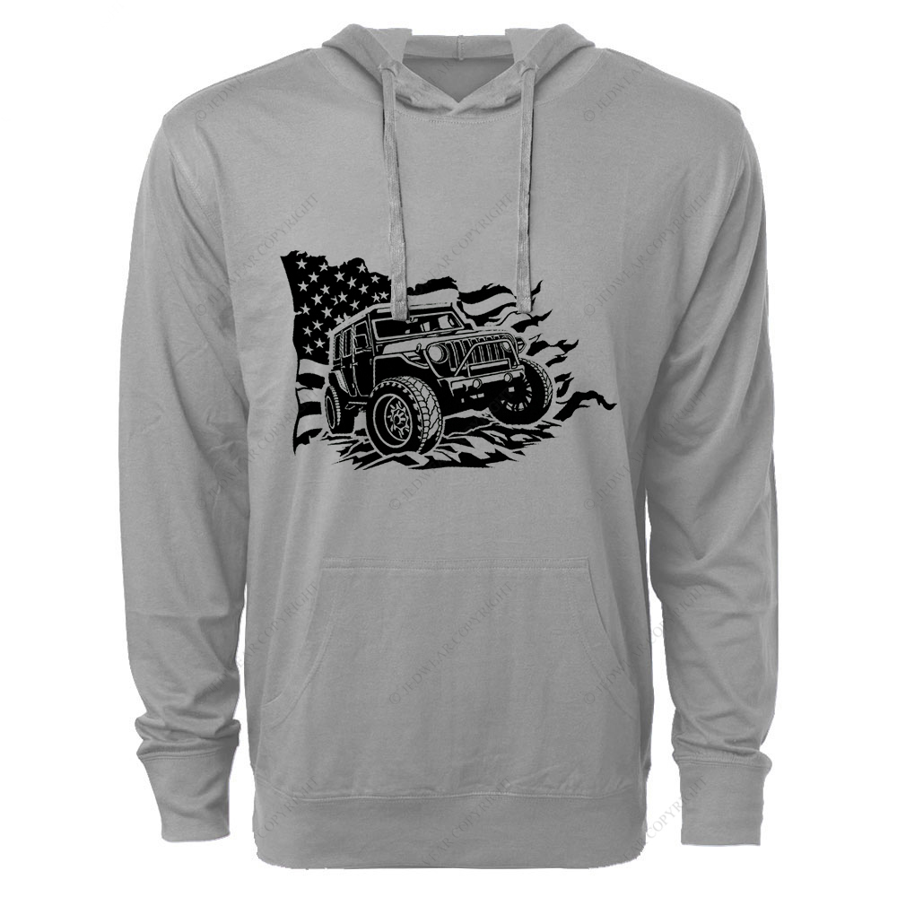 Comfort Colors American Off-Road Jp Oversized Lightweight Hoodie
