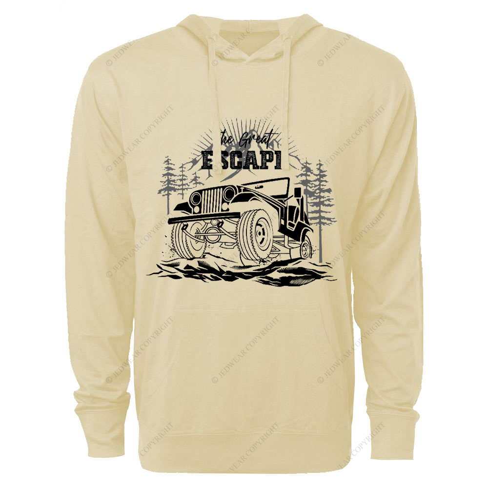 The Great Escape CJ-5 Jp Oversized Lightweight Hoodie