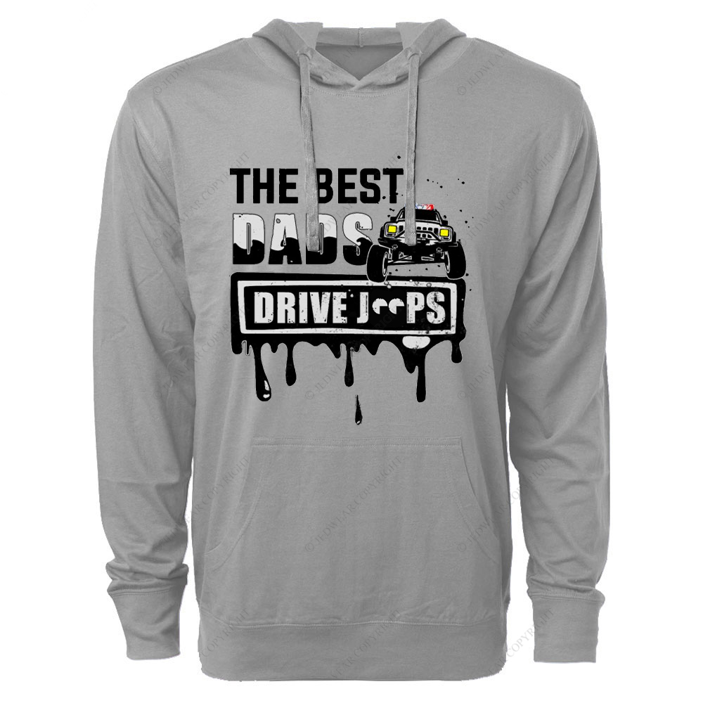 The Best Dads Drive Car Jp Oversized Lightweight Hoodie