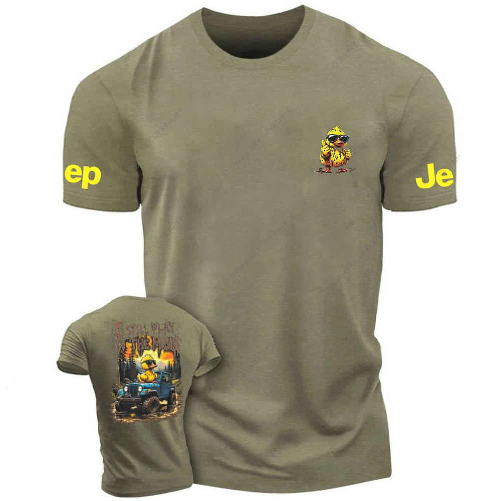 I Still Play In The Mud Colorful Duck Play Jp T-Shirt