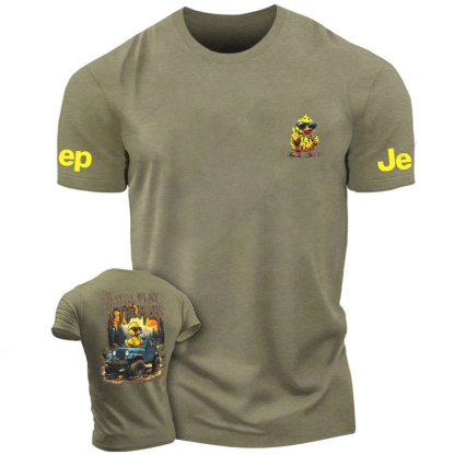 I Still Play In The Mud Colorful Duck Play Jp T-Shirt