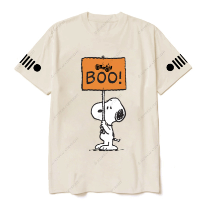 Step Into The Whimsical World Of Halloween Boo Jp T-Shirt