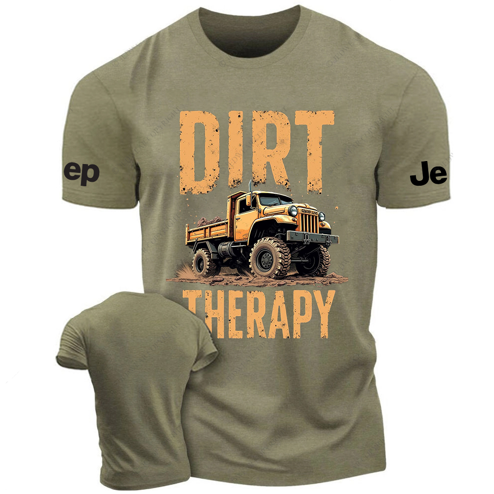 Dirt Therapy Truck Off-Roading Mudding Jp T-Shirt